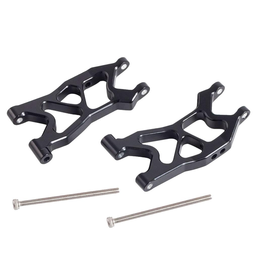 Aluminium Alloy RC Car A-Arms for 1/18 AXIAL JR AX90052 Racing Parts Black