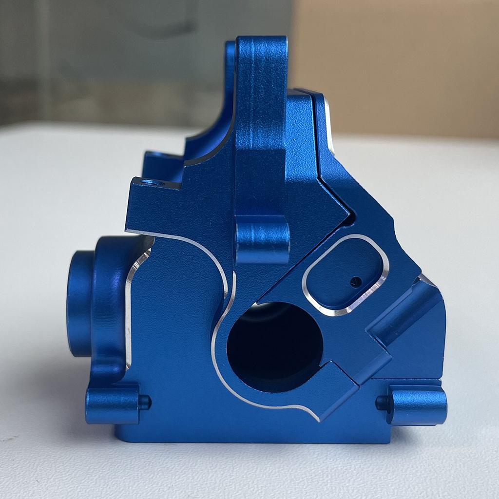 Aluminium Gearcase Upper Lower Housing for Arrma Typhon 1/8 RC Buggy Blue