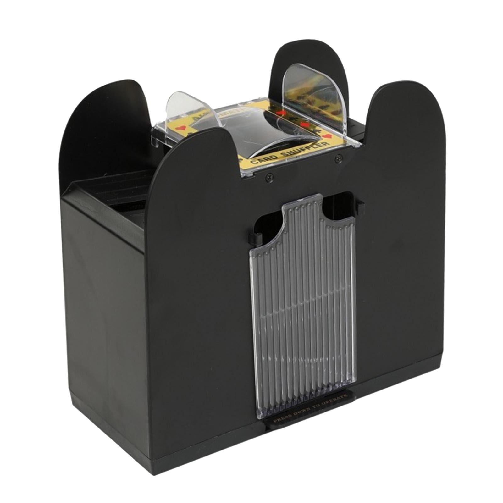 Card Shuffler Dealer Dispenser Battery&USB Accs Casino Trading Card for Club 6 Deck