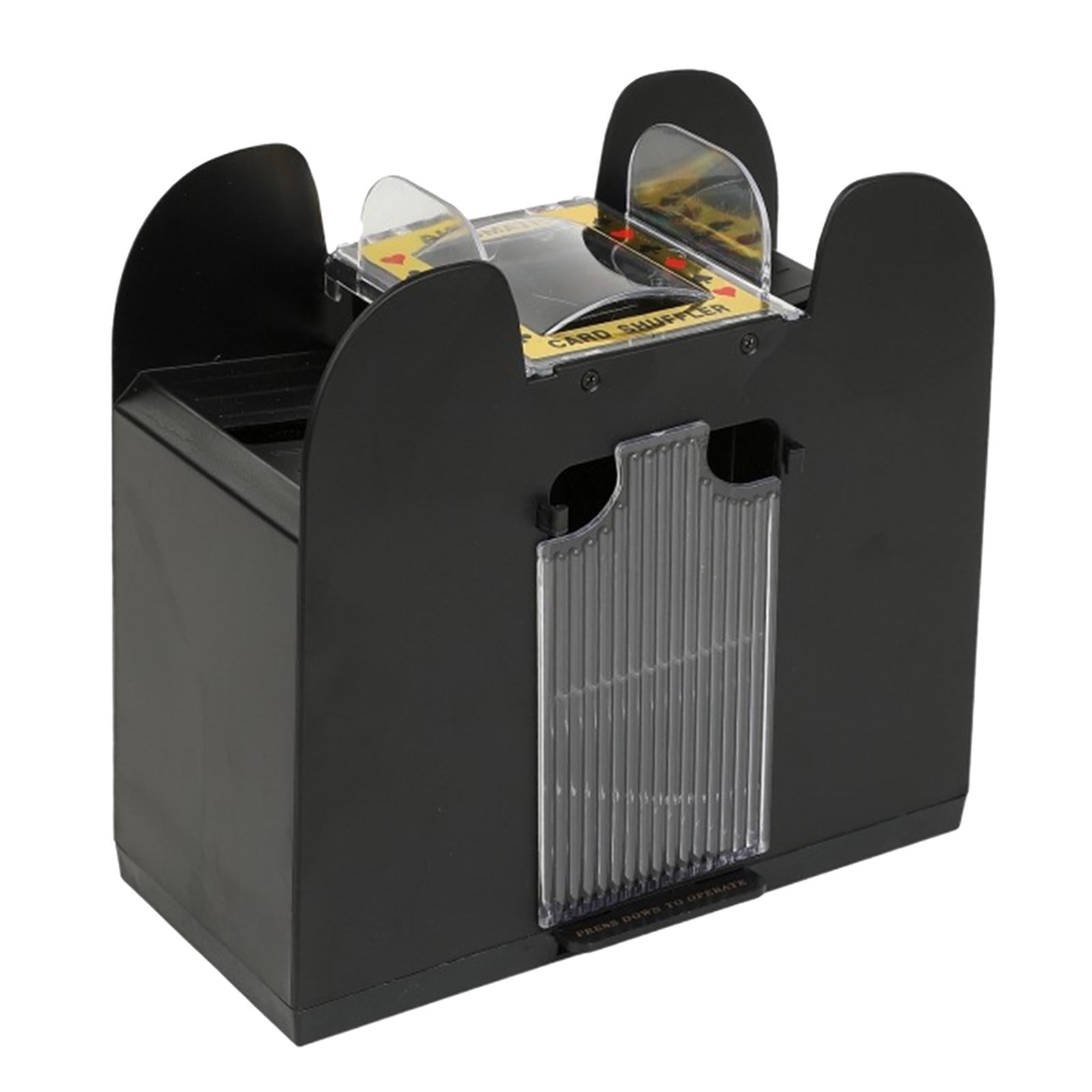Card Shuffler Dealer Dispenser Battery&USB Accs Casino Trading Card for Club 6 Deck