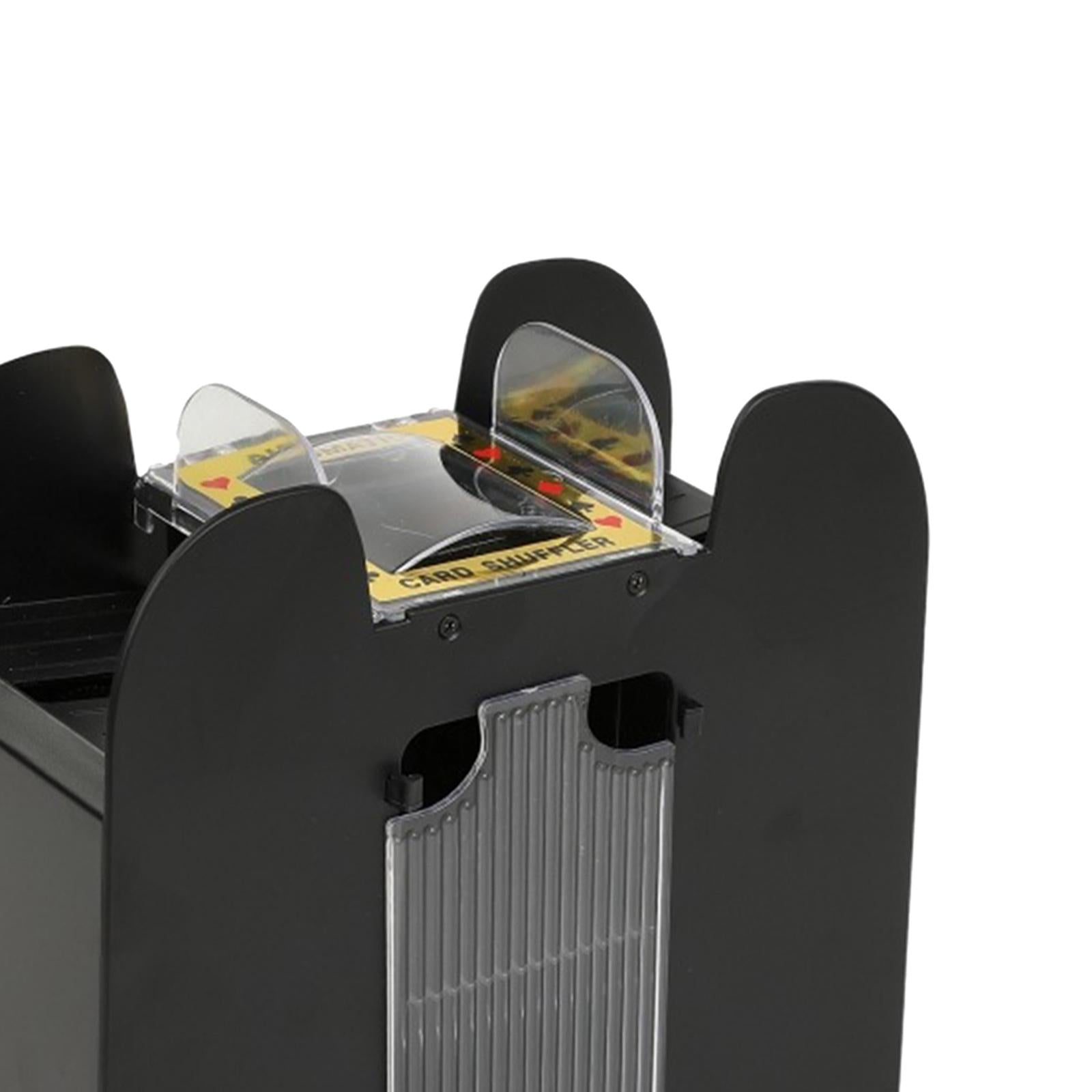 Card Shuffler Dealer Dispenser Battery&USB Accs Casino Trading Card for Club 6 Deck