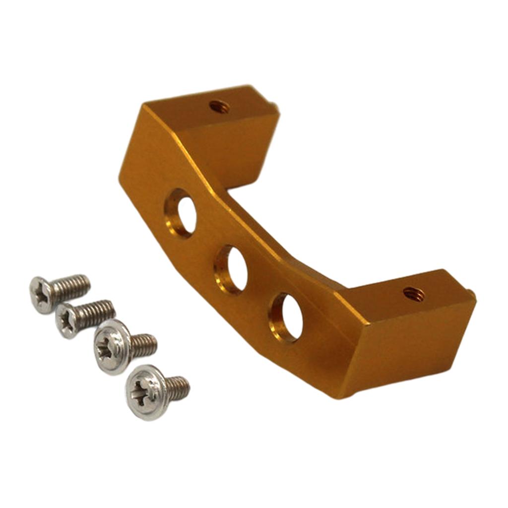 2xRC Steering Servo Mount Bracket for WLtoys 144001 RC Model Car Part Gold