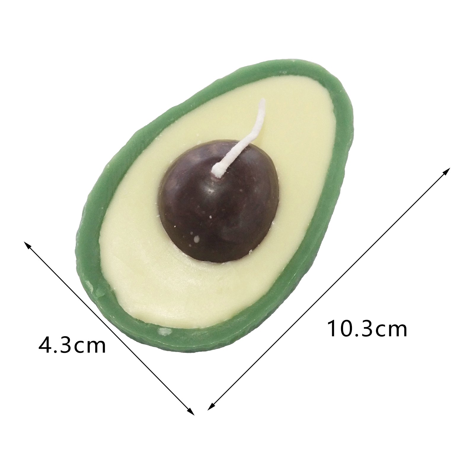 Avocado Candle 3D Fruit Scented Art Wax Aromatherapy DIY Decor for Party