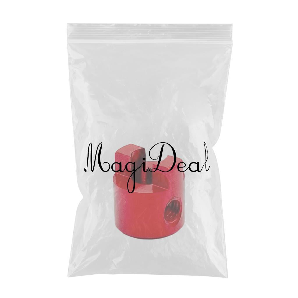 3xRC Boat Drive Metal Dog Shaft for RC Boat Drive Shaft Parts 4mm red