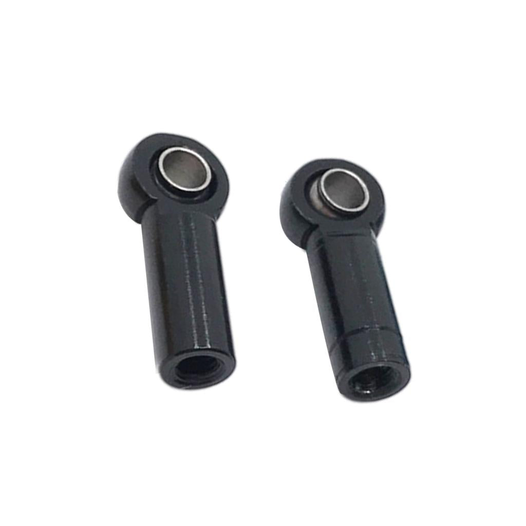 4xRC Tie Rod End Ball Joint Spare Parts for 1/8 Crawler Universal Black