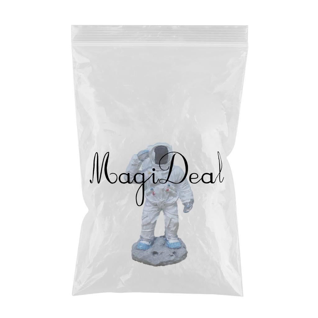 Astronaut Figurines Artwork Outer Space Modern Spaceman Statue for Tabletop