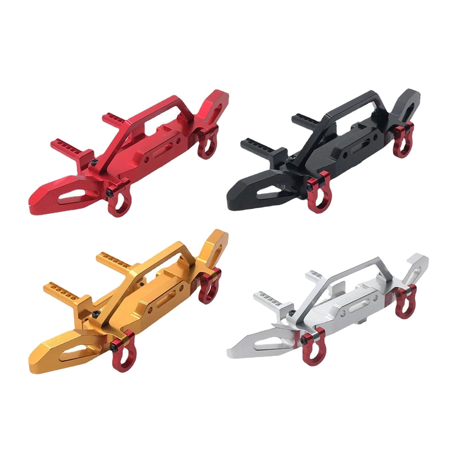 Aluminum Alloy Front Bumper Replacements for MN86 Model Buggy DIY Modified Red