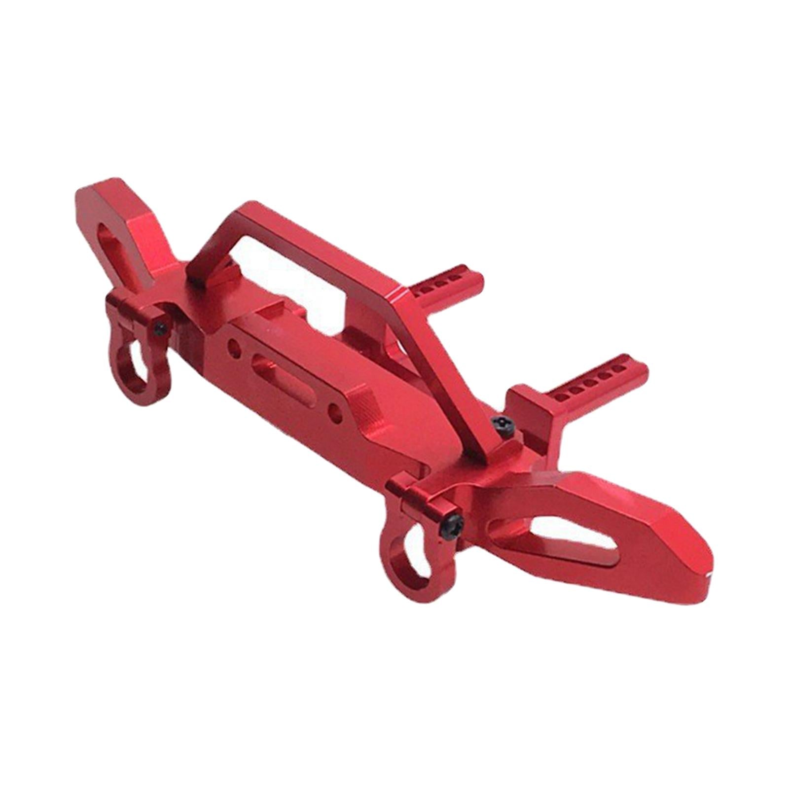 Aluminum Alloy Front Bumper Replacements for MN86 Model Buggy DIY Modified Red