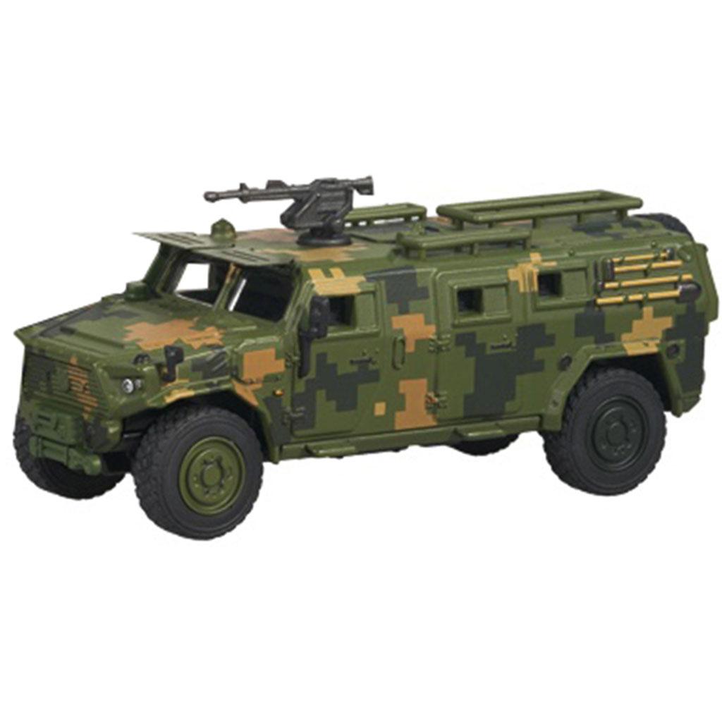 Diecast Alloy Armor Truck Miniature 1/64 Model Birthday Gift Collection