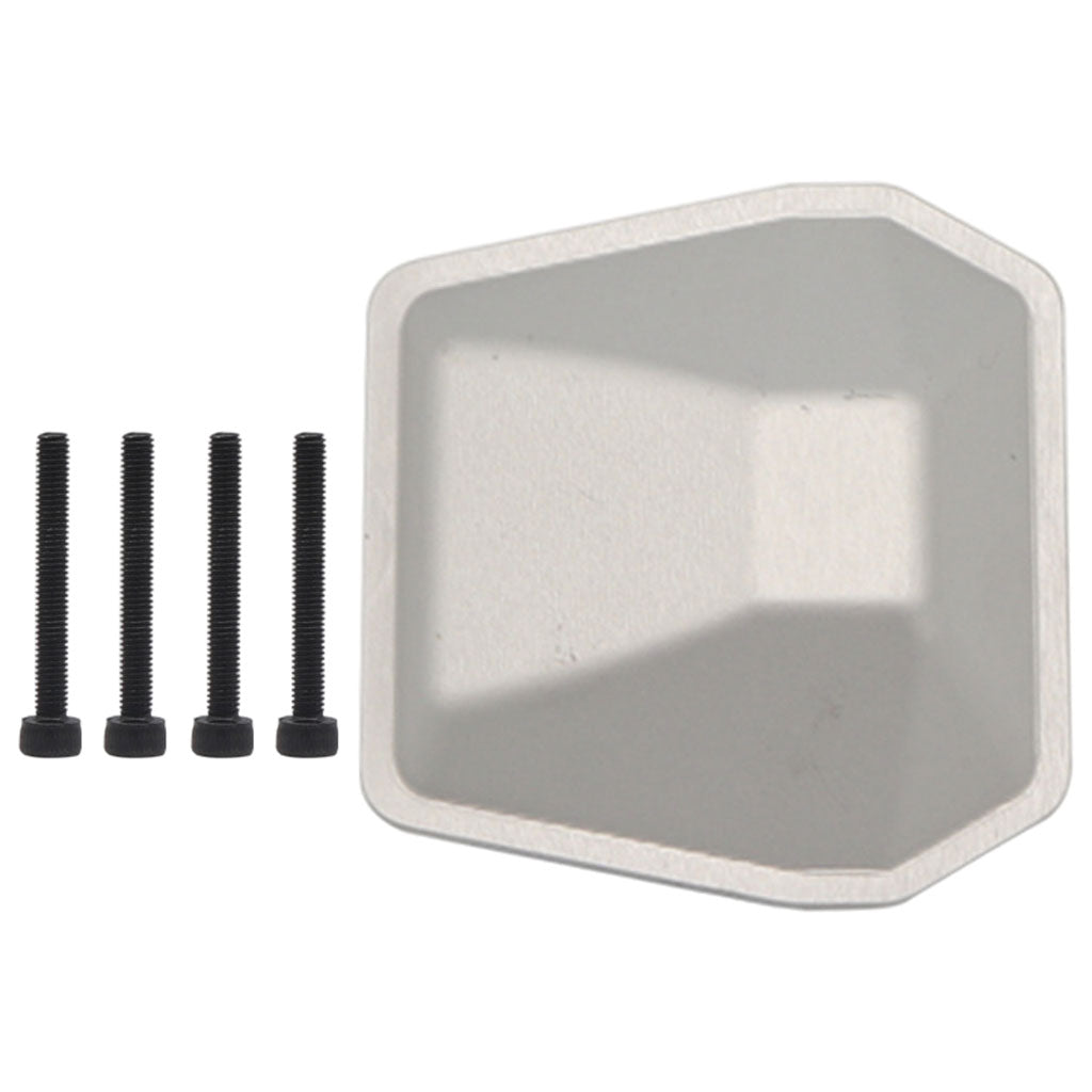 Diff Cover 1:6 Truck Spare Parts for Axial SCX6 Axi05000 Jeep Professionals Silver