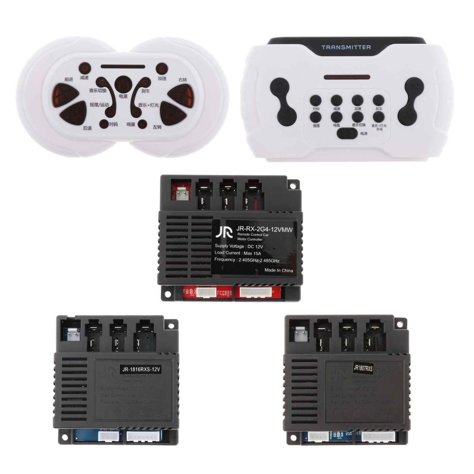 2.4G Bluetooth Controller JR1807Rxs Receiver for Kid'S Ride On Car Parts Remote Controller