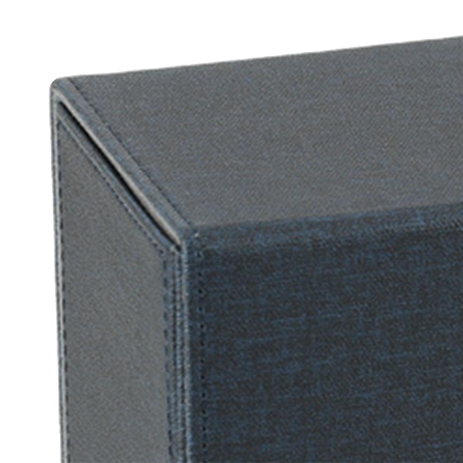 Cards Storage Box Holder Waterproof PU Trading Sports Card Slab Blue