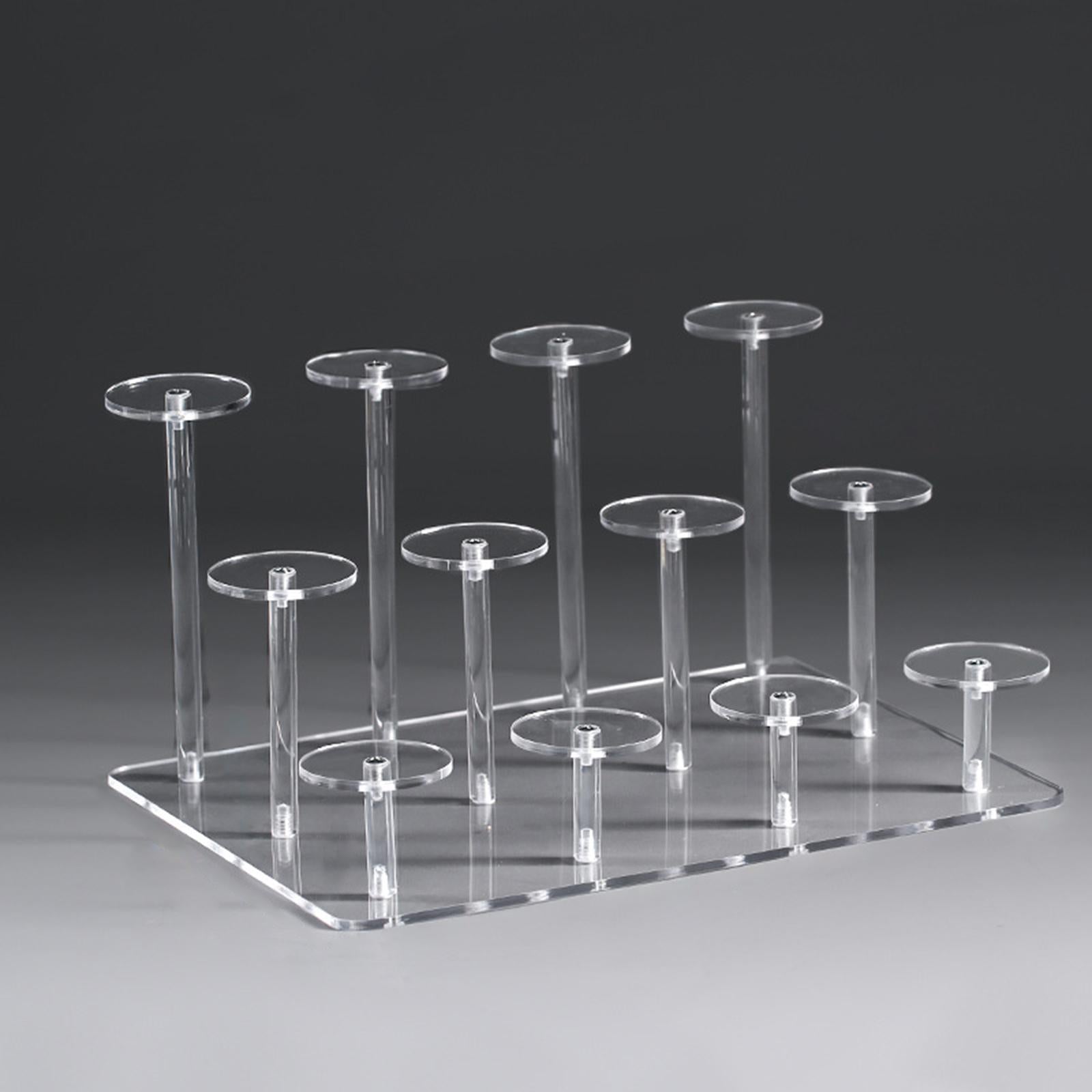 Clear Action Figure Display Stand Display Base for Doll Model Action Figure 12
