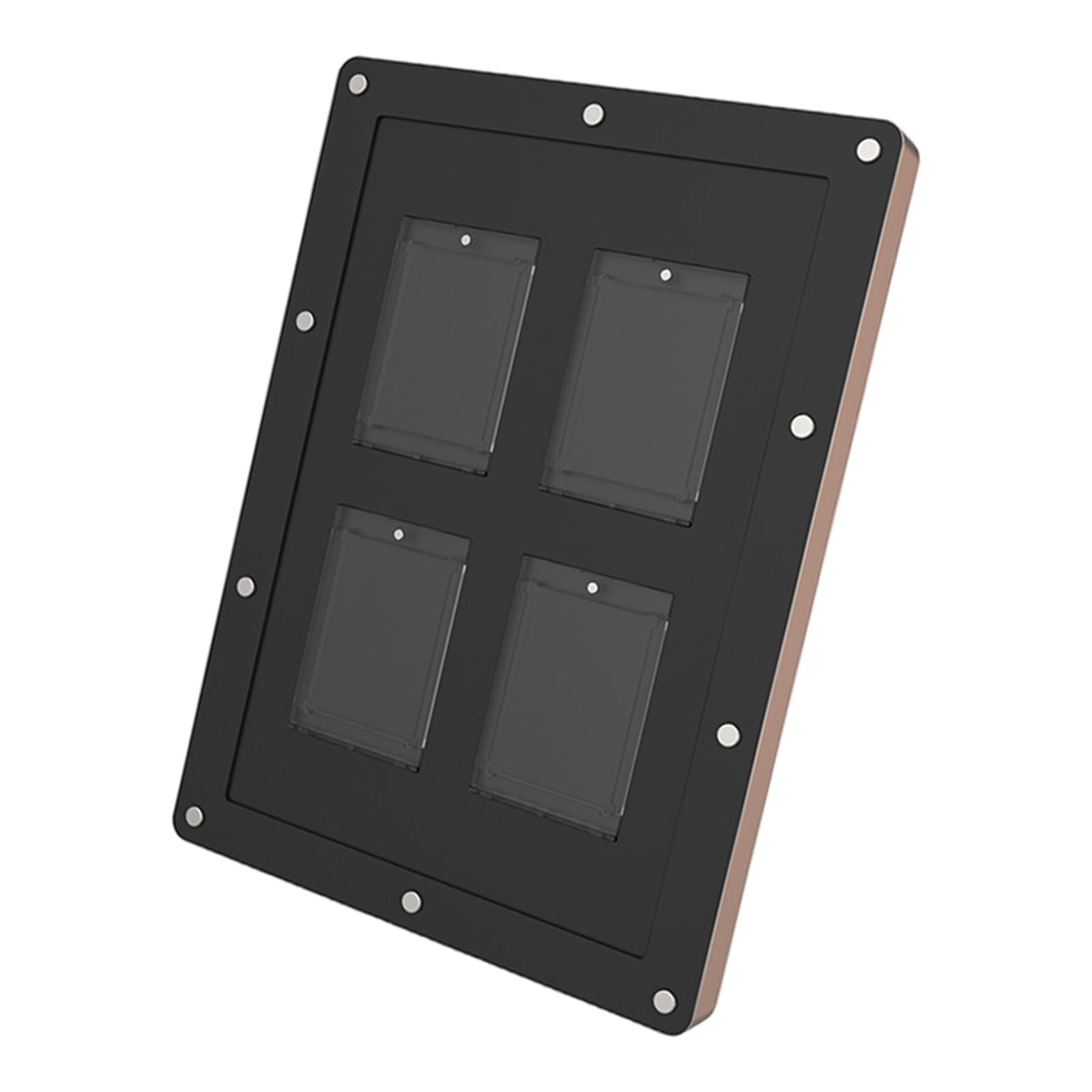 Cards Frames Screw Screwdown Border Wall Mount Black Border 4 cells