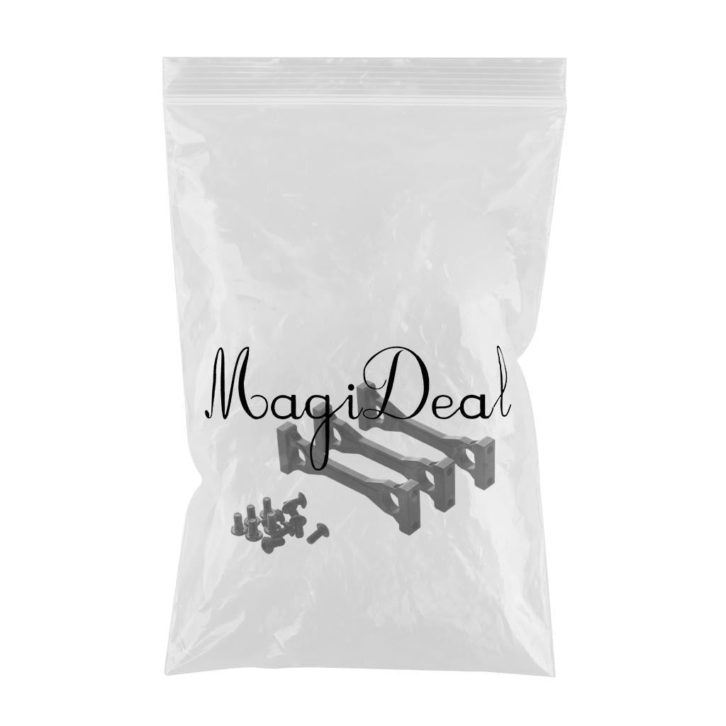 Aluminum Alloy Middle Chassis Mount for Tamiya 1:14 Truck Car Model Upgrade black