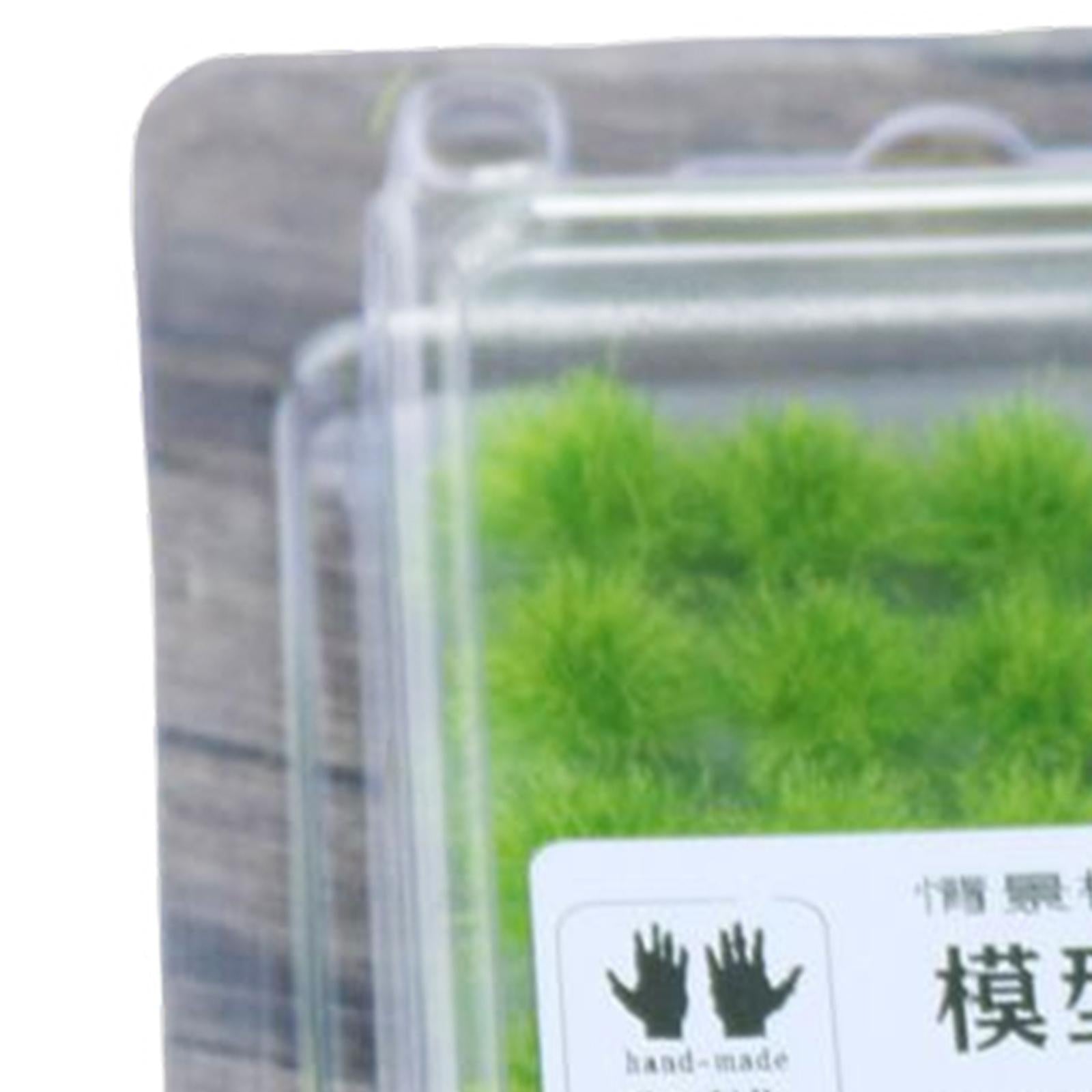 3x50Pcs Artificial Miniature Model Grass Railroad Scenery Sand Table Layout F