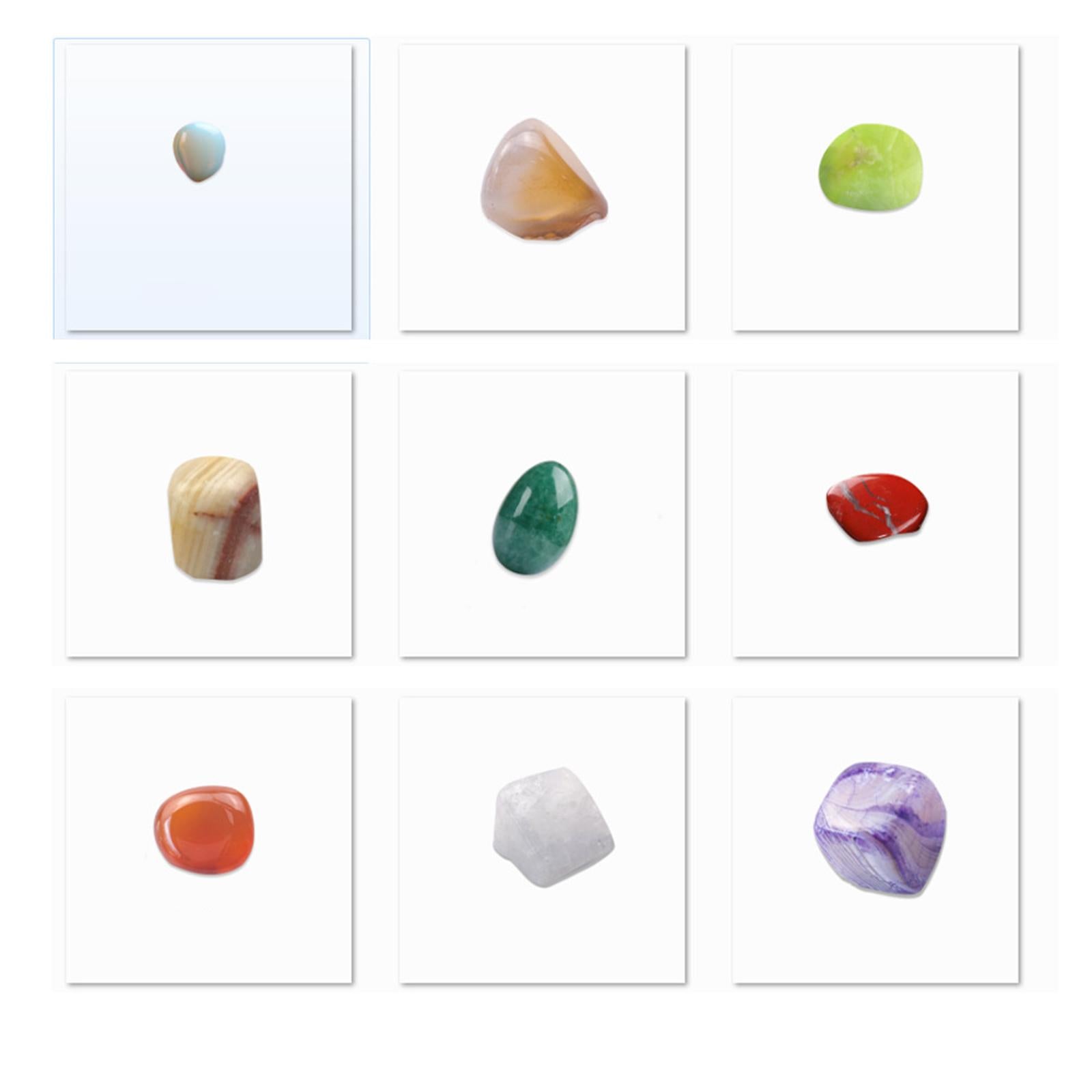 20Pcs Rock and Mineral & Collection Box Gemstone for Kids Birthday Present