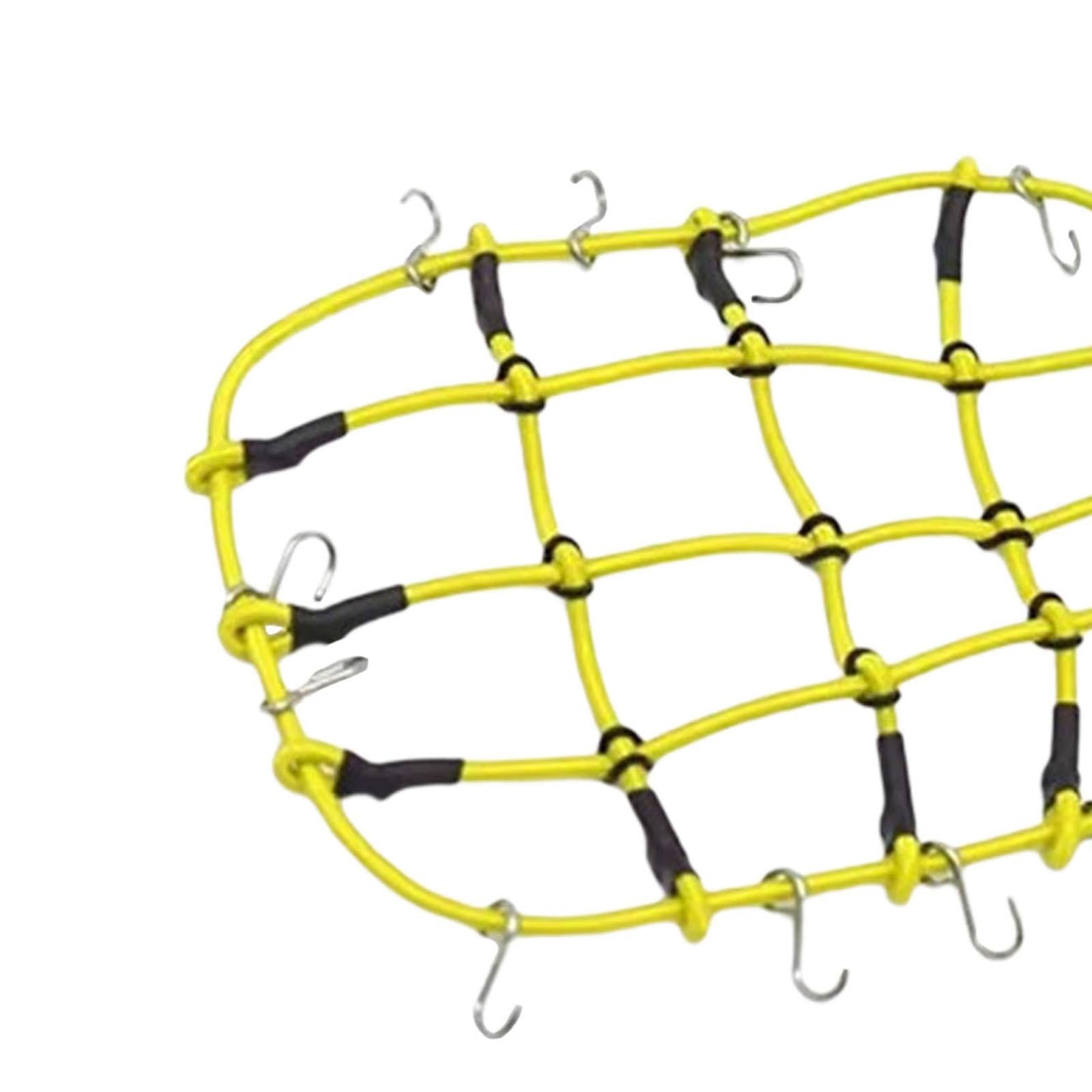 Decoration Luggage Net Net Window Simulated 1:24 for SCX24 Replacements Yellow