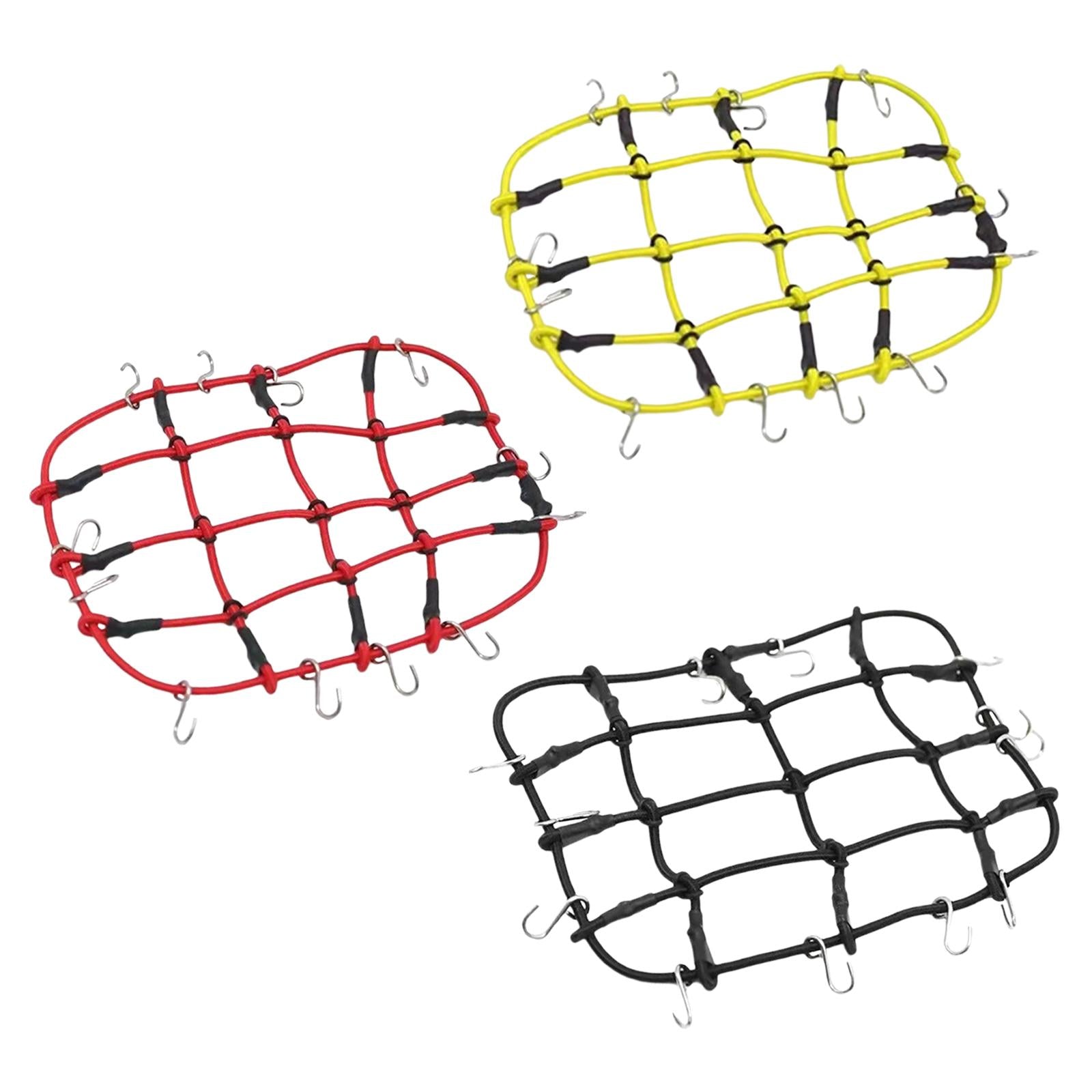 Decoration Luggage Net Net Window Simulated 1:24 for SCX24 Replacements Yellow