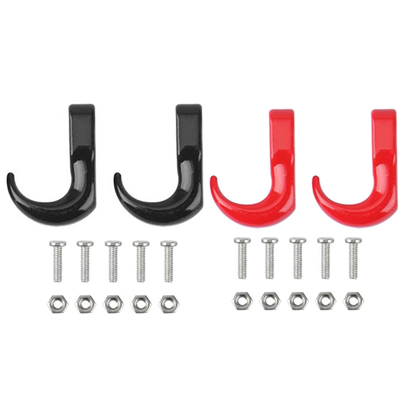 3x2x 1/24 Tow Shackle Rescue Hook Spare for Axial SCX24 Trucks Accessories Red