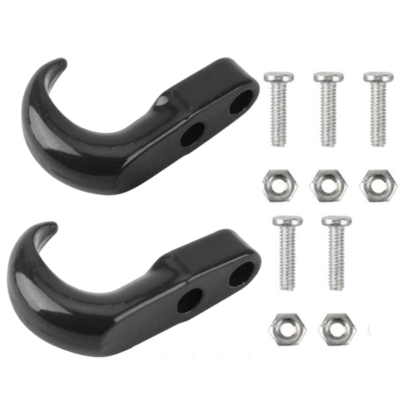 2x2x 1/24 Tow Shackle Rescue Hook Spare for Axial SCX24 Trucks Accessories Black