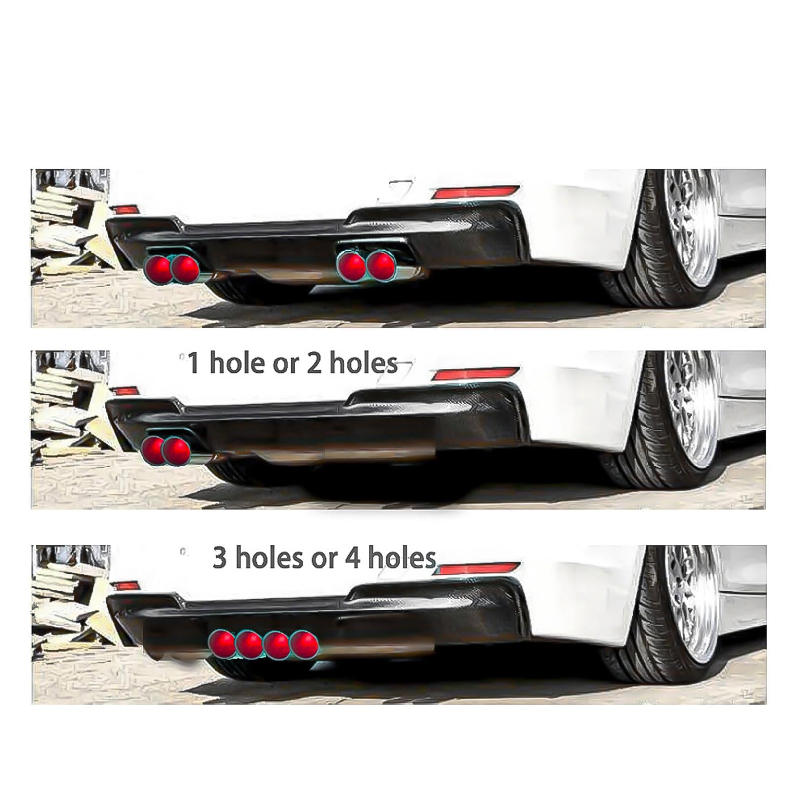 4x1/10 RC Car Simulation Exhaust Pipe Metal Tail Throat for HSP 94123 Crawler C