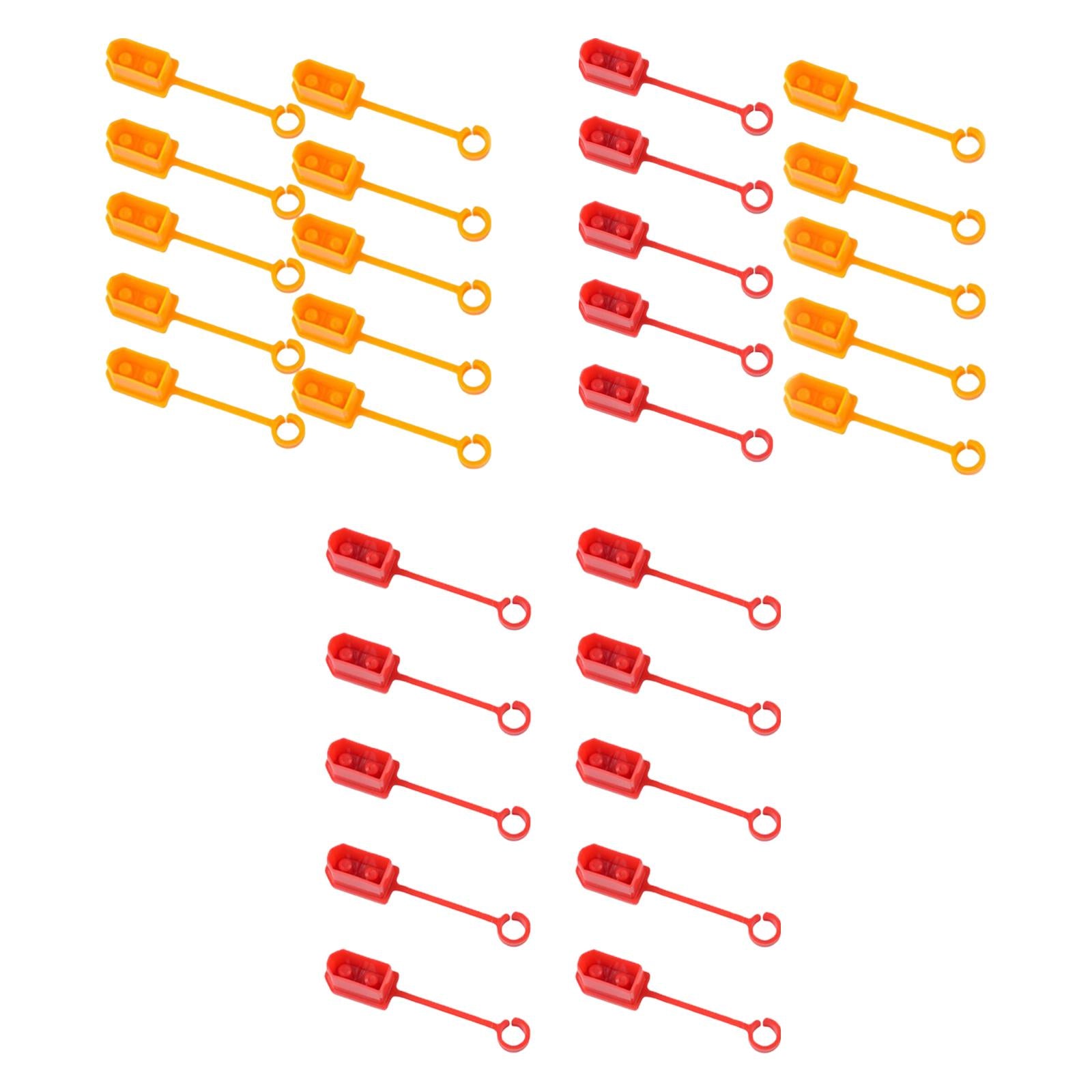 3xXT60 Male Female Plug Dust Protector Shell for Lipo Battery red