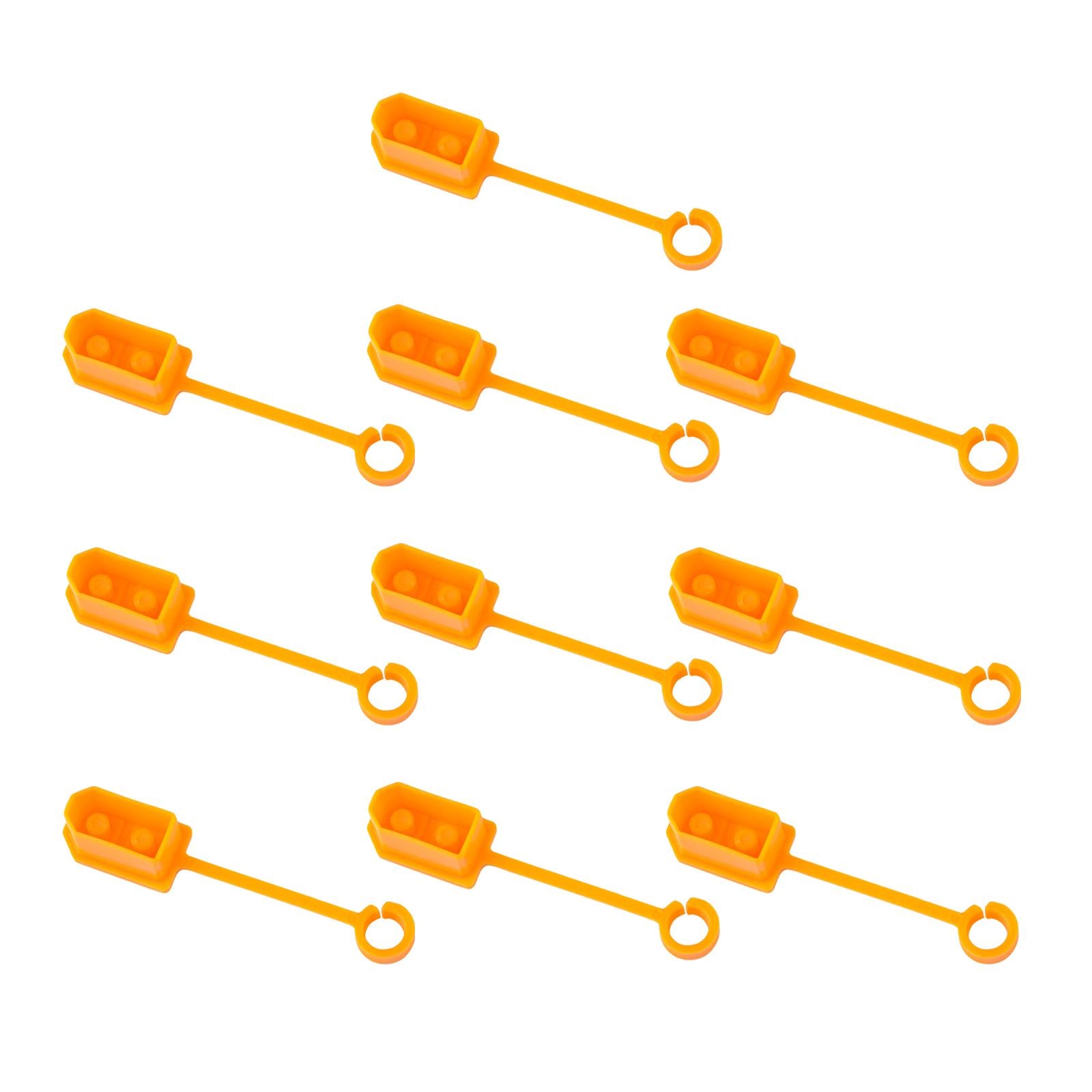 4xXT60 Male Female Plug Dust Protector Shell for Lipo Battery yellow