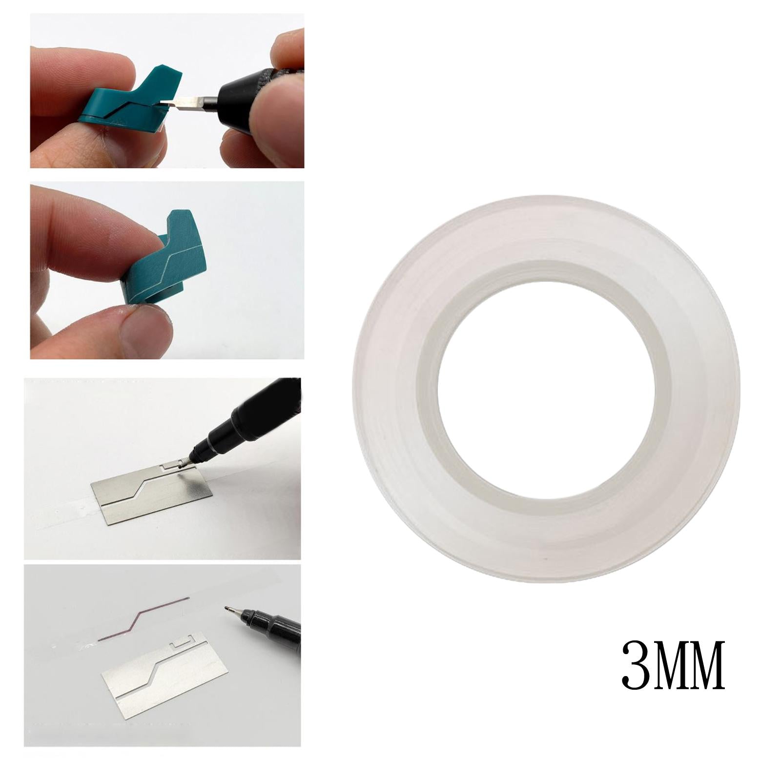 3xScribing Tape High Precision Model Masking Tape for Model Accessory 3MM
