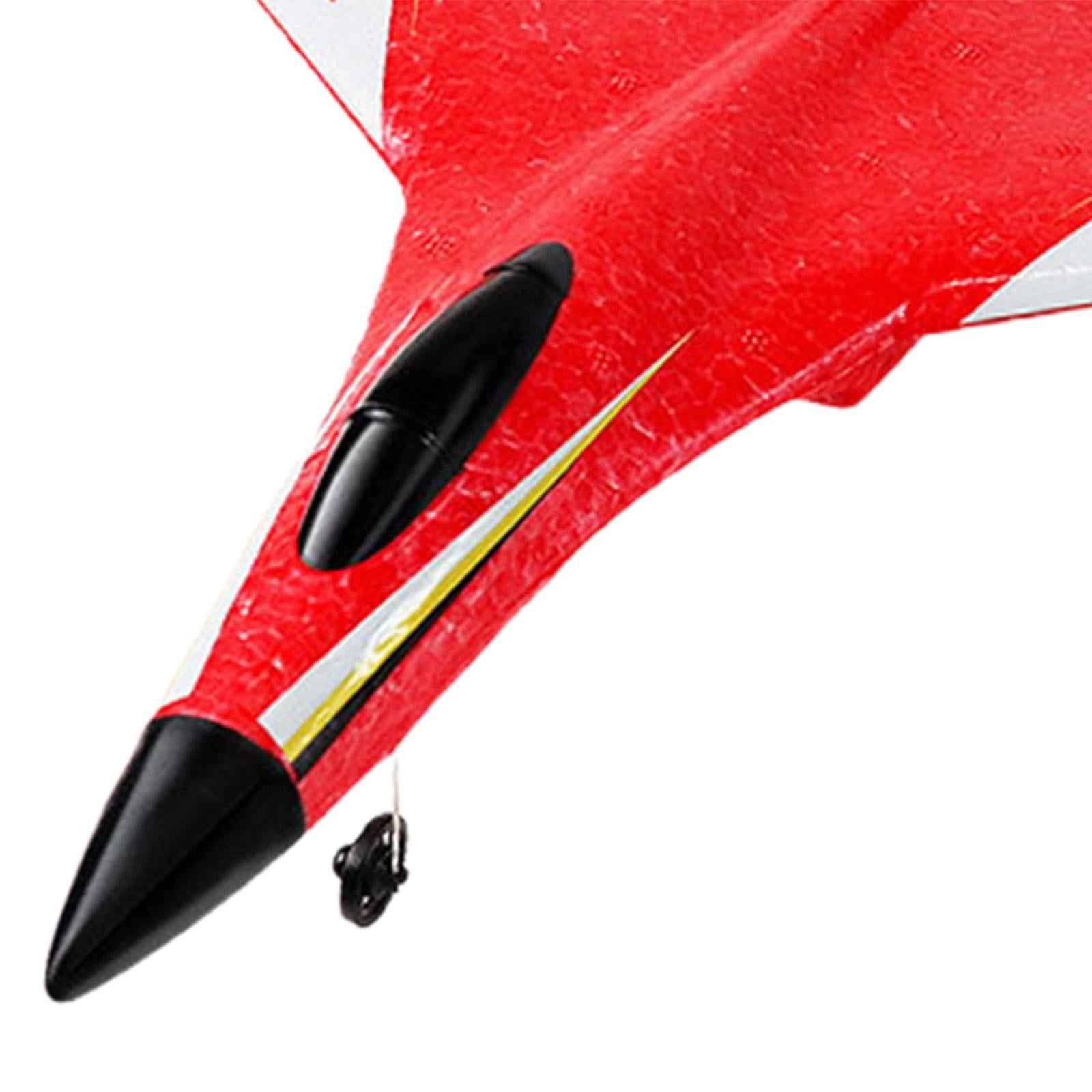 2.4G 2CH RC Fixed Wing Plane Anti Collision for Boys Girls Children Red