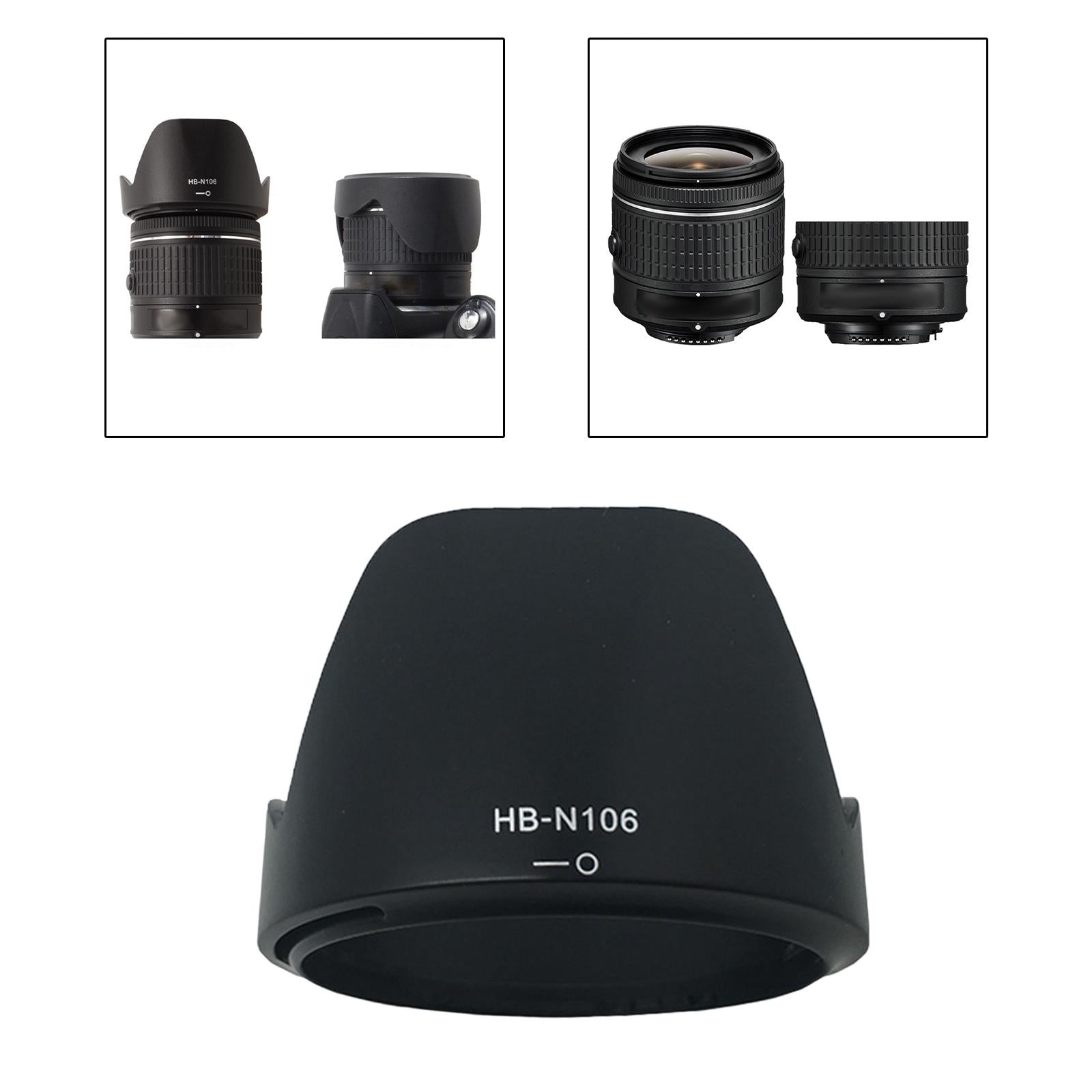 3xLens Hood 18-55 mm Replacements Replace for Camera Spare