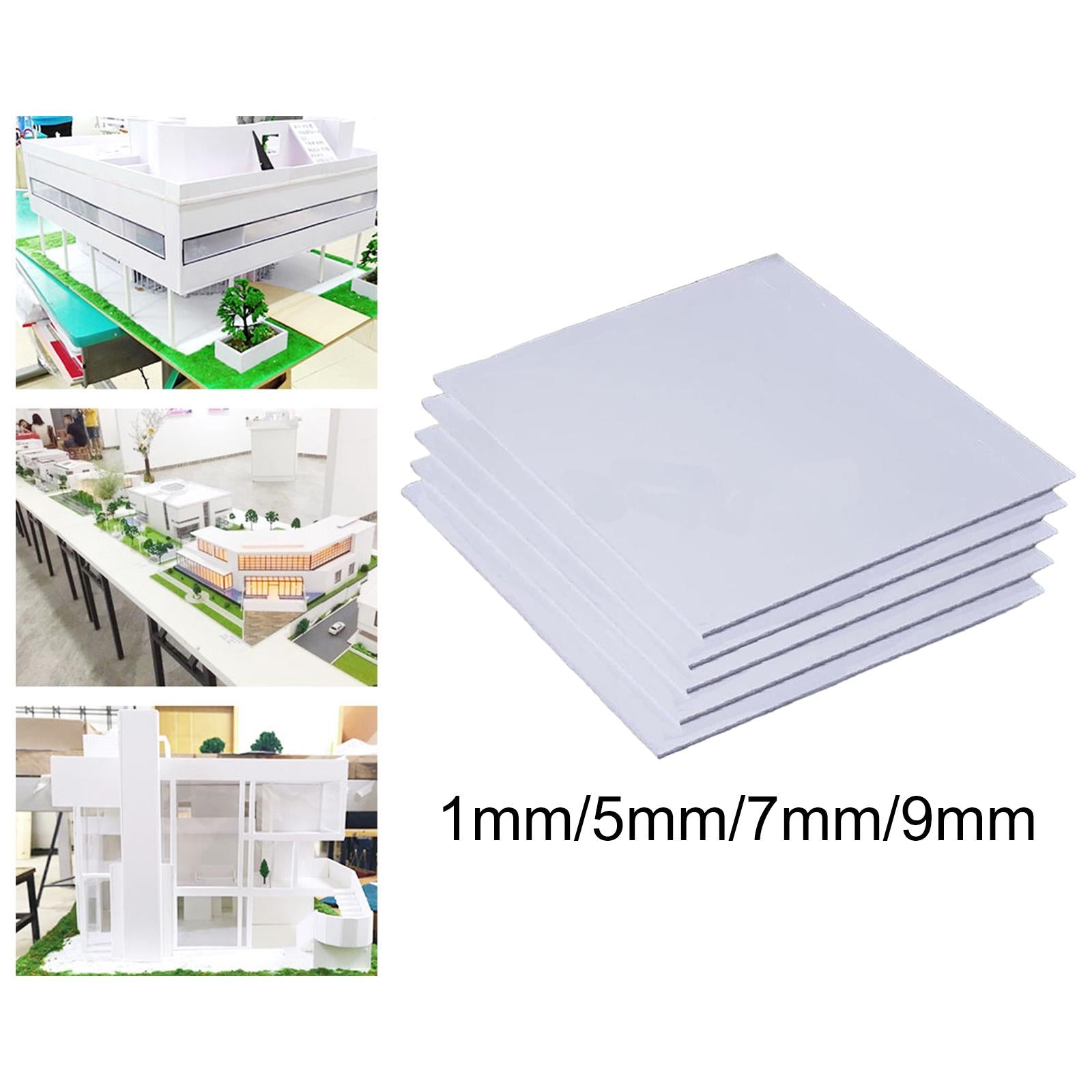 3x5x Miniature Square Blocks DIY Landscape Scenery Building Craft Board Foam 10cmx10cmx0.1cm
