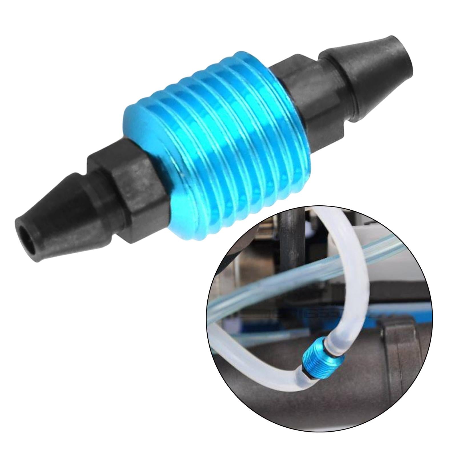 4xAluminum Alloy RC Oil Fuel Tank Filter for HSP 94122 94188 RC Car Upgrade Blue