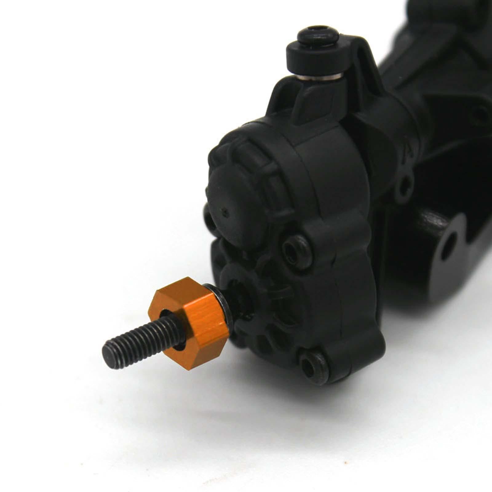 6x4 Pieces Hex Hub Adapter Replacement Parts for FMS1/24 Fcx24 1/24 RC Crawler