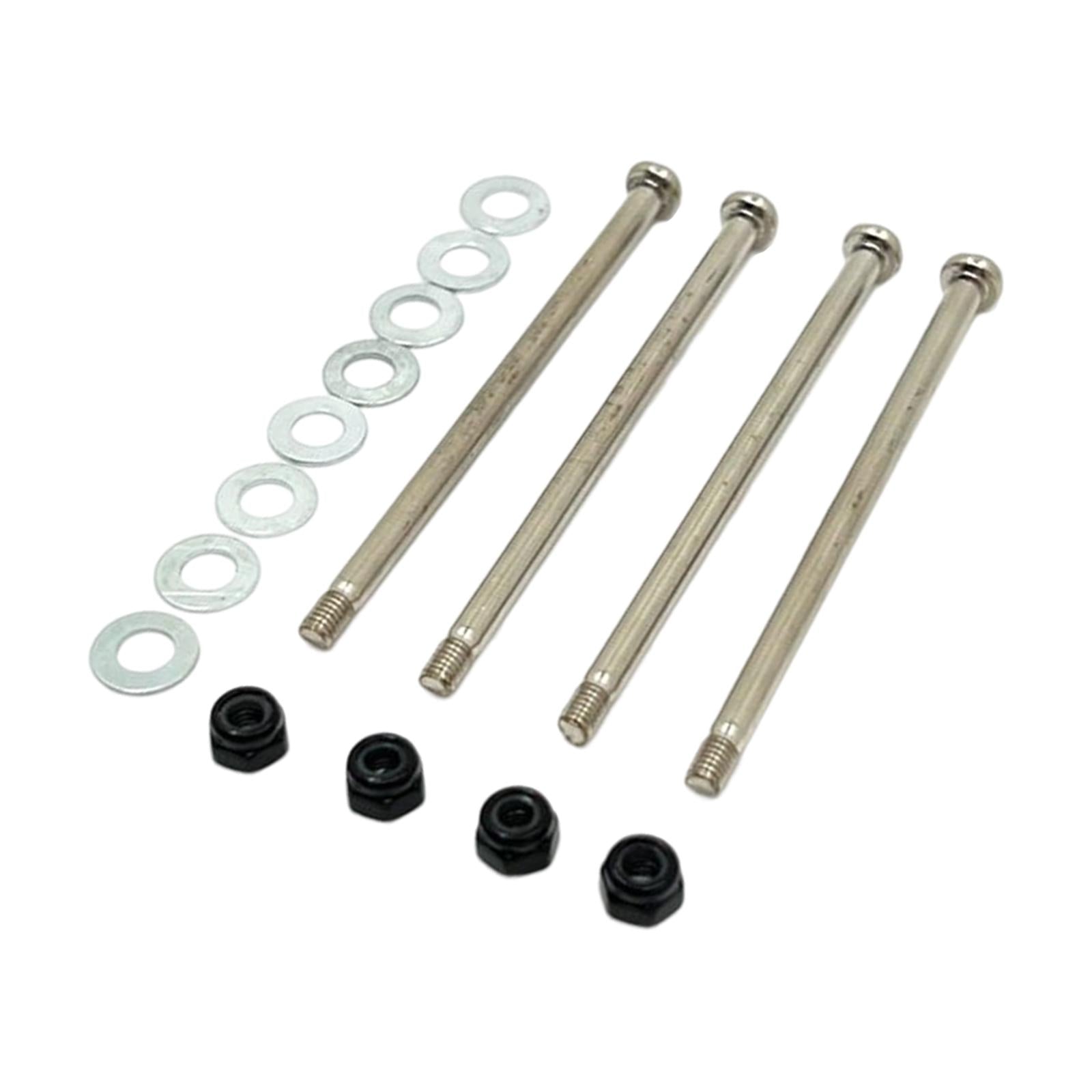 2x4 Pieces 1/10 RC Swing Arm Fixing Screws for 104001 RC Car Modification