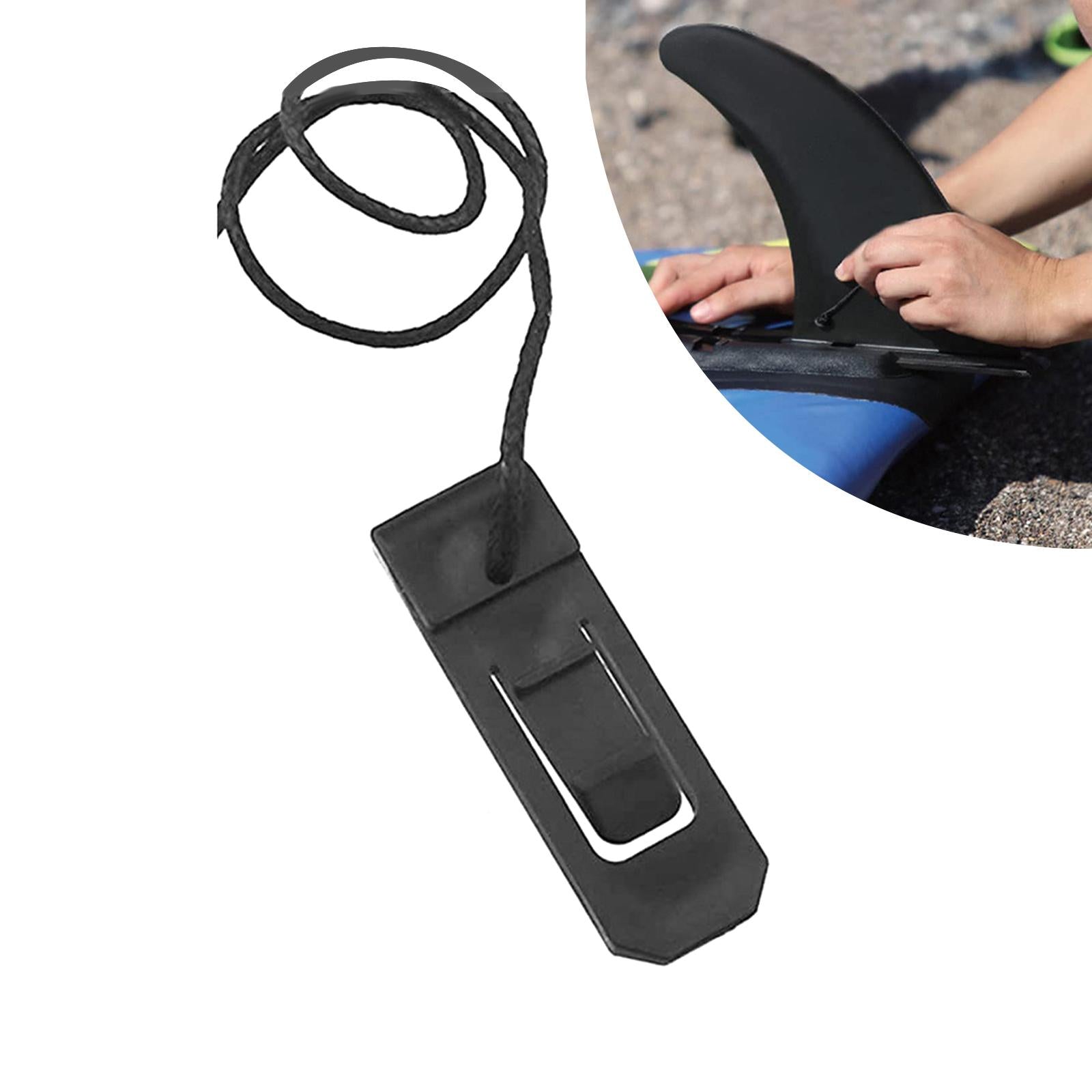 3xLightweight Longboard Surfing Fin Clip Water Separator for Outdoor Diving