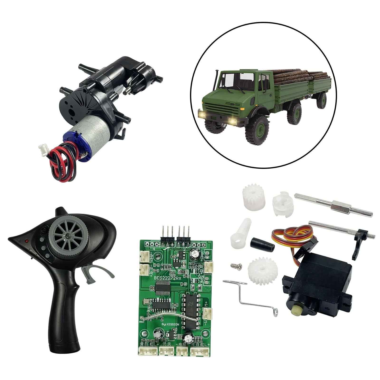 1/12 Scale box Receiver Board for Model Buggy Truck Upgrade Parts Receiving board