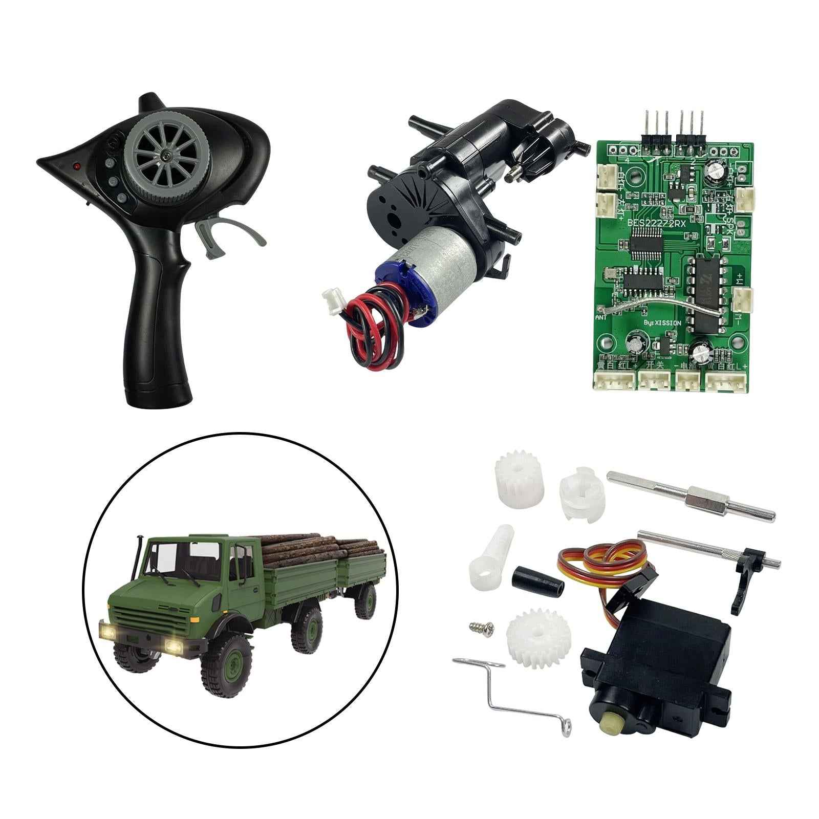 1/12 Scale box Receiver Board for Model Buggy Truck Upgrade Parts Receiving board