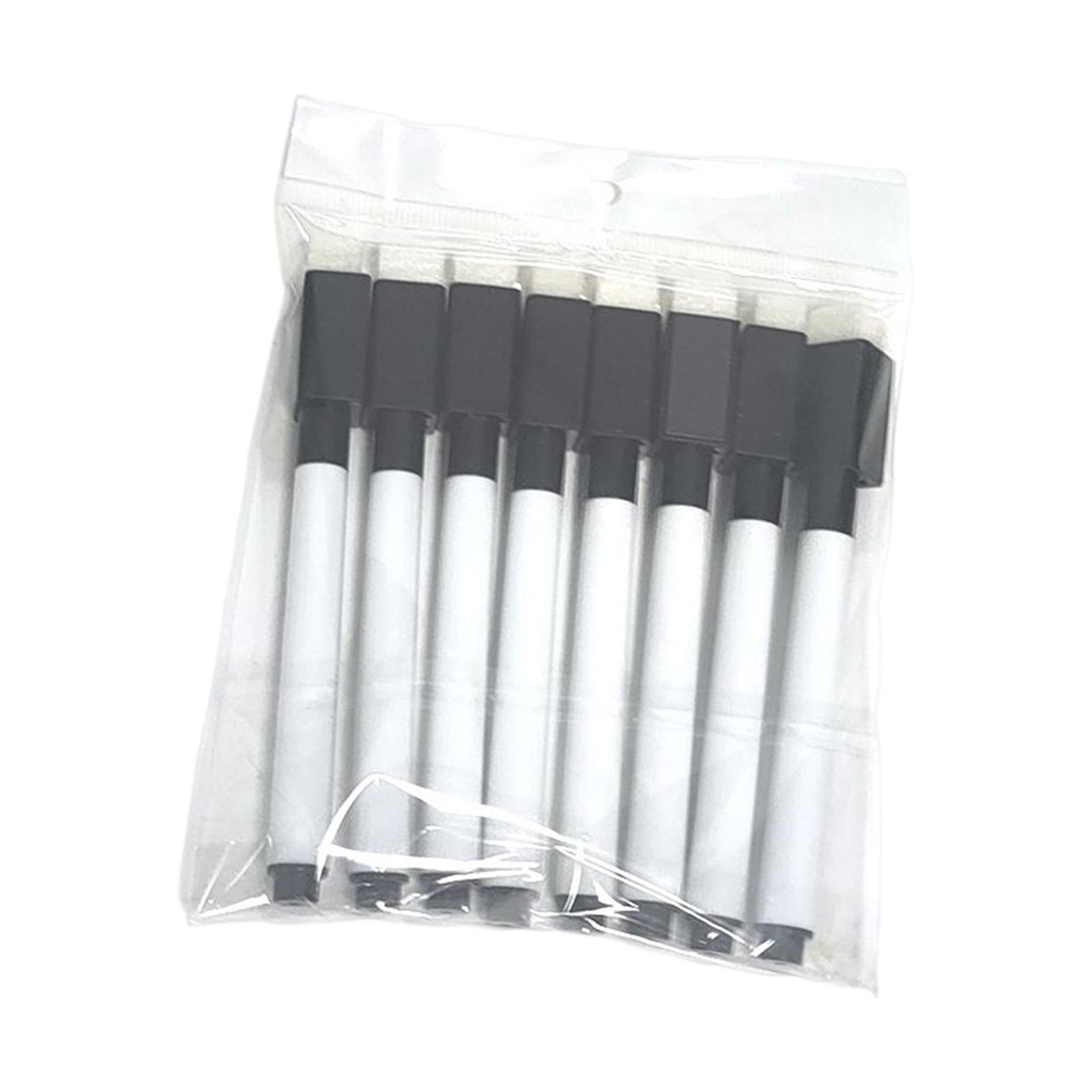 3x8Pcs Dry Wipe Pens Doodle Drawing Pen Rewritable for Office Gift Household Black pen