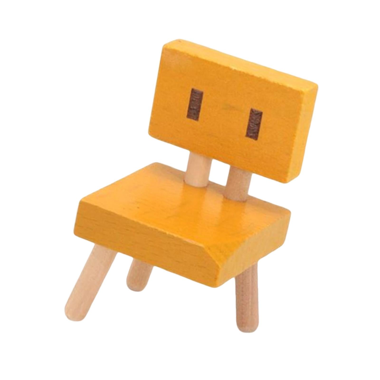 5xMini Small Chair Ornament Desktop Mini Chair for Desk Living Room Decoration