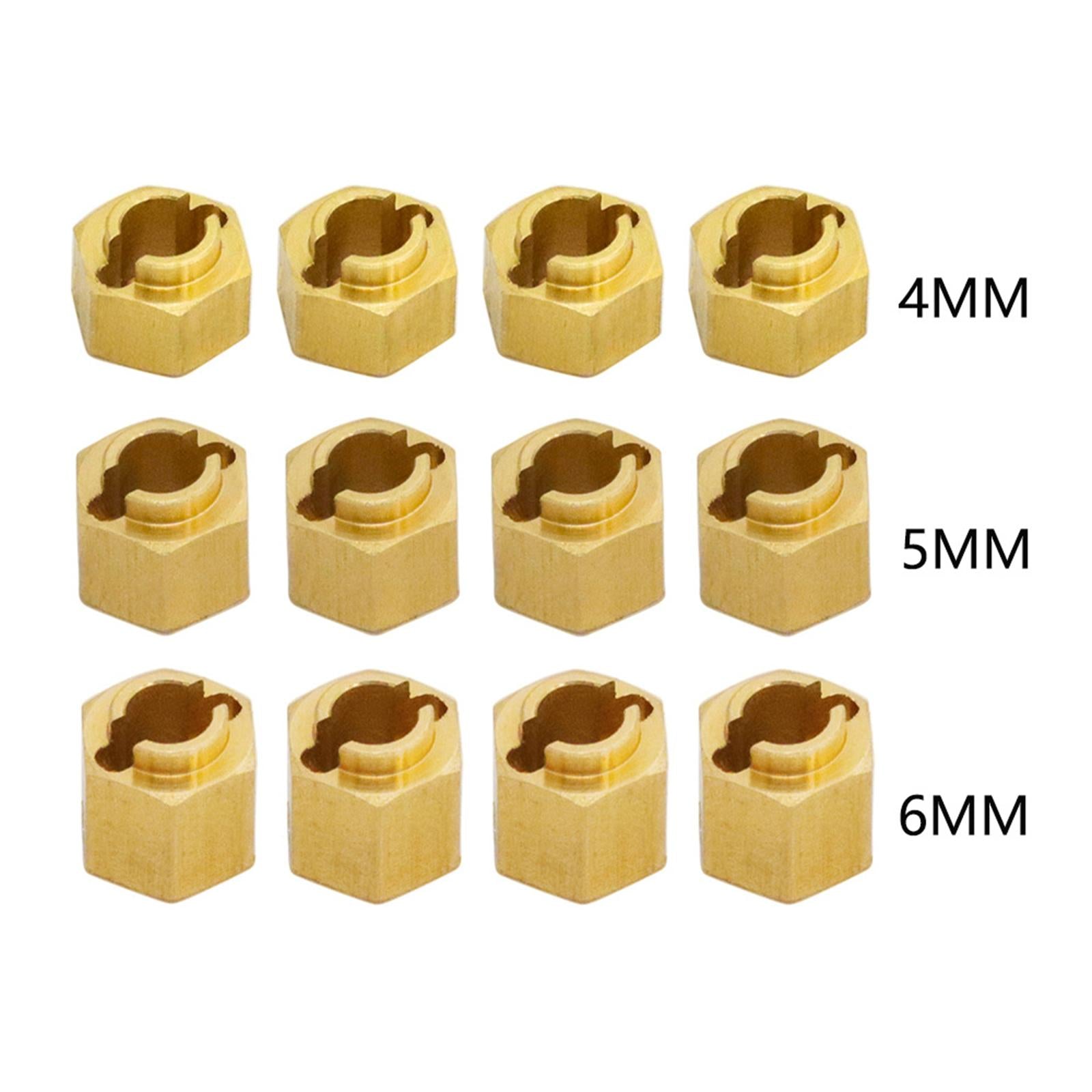 2x4Pcs RC Hex Wheel Hubs Universal hex Adapter for 1/18 Scale RC Crawler 5mm