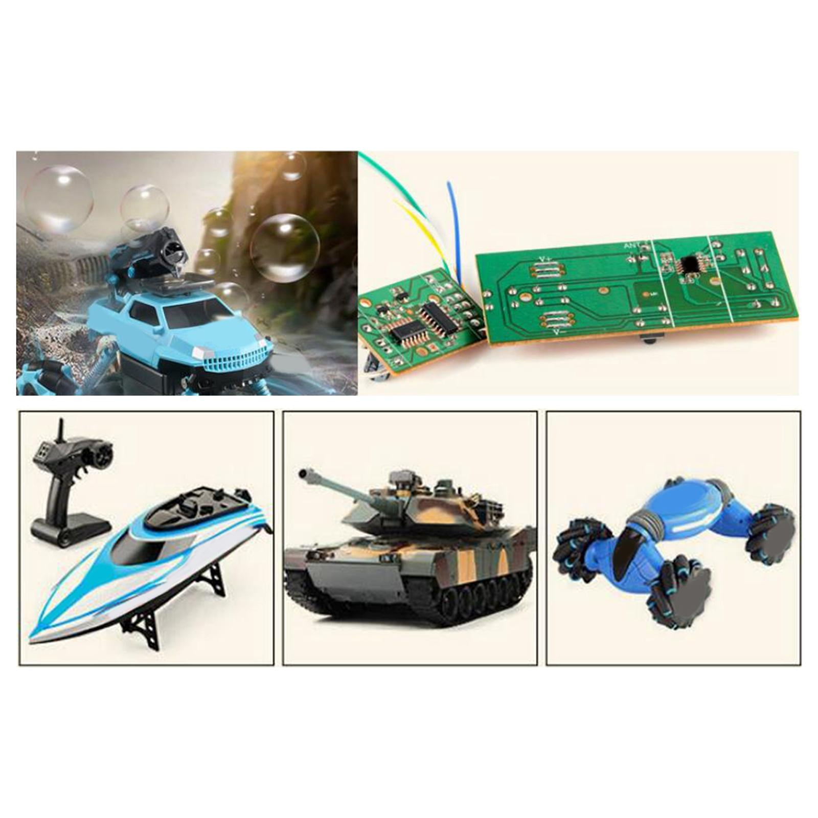 4xRemote Control Circuit Board 4 Channels for RC Truck Toy DIY RC Airplane Toy