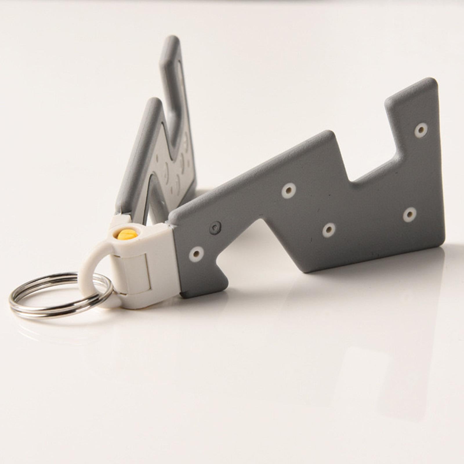 4xFoldable Keychain Multipurpose Phone Holder Keychain for Home Outdoor Travel