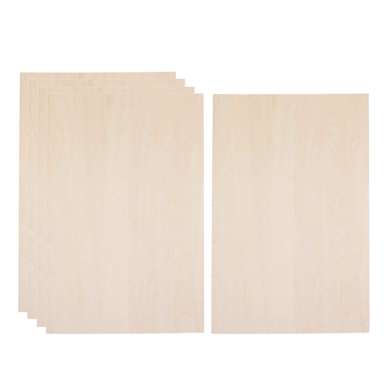3x10 Pieces Wood Sheets Board Thin Plywood Board for Making Plane Model Crafts 200x50x2mm