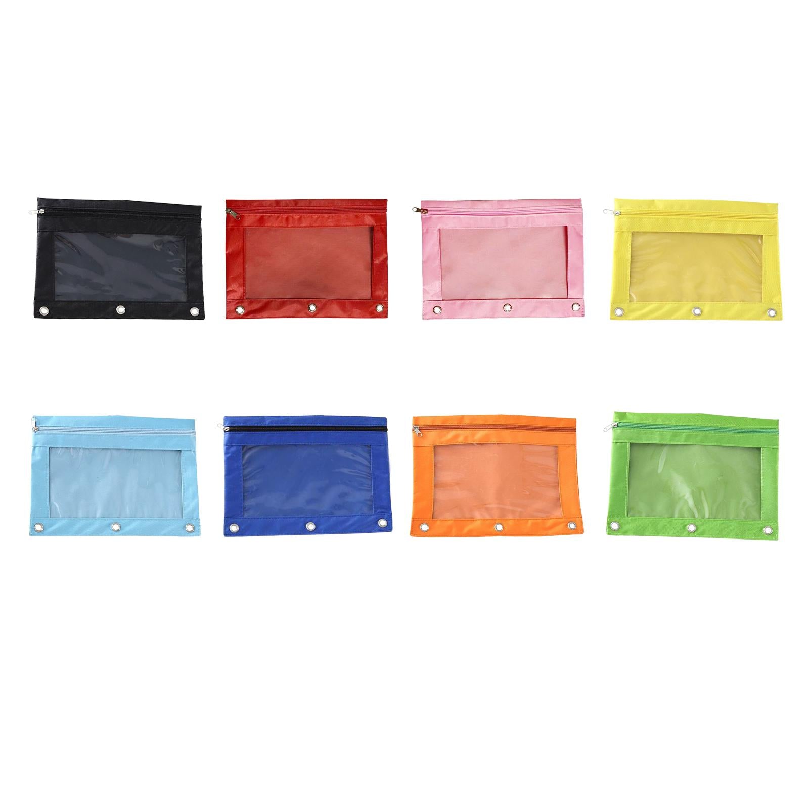 3xPencil Pouch Office Stationery Organizer Pencil Case for Children Teen Gifts Black