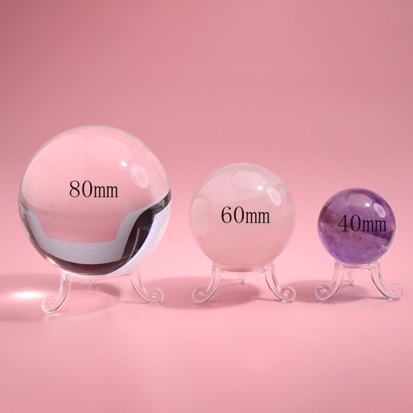 2xSmall Ball Display Stand Acrylic Display Stand for Softball Spheres Baseball S
