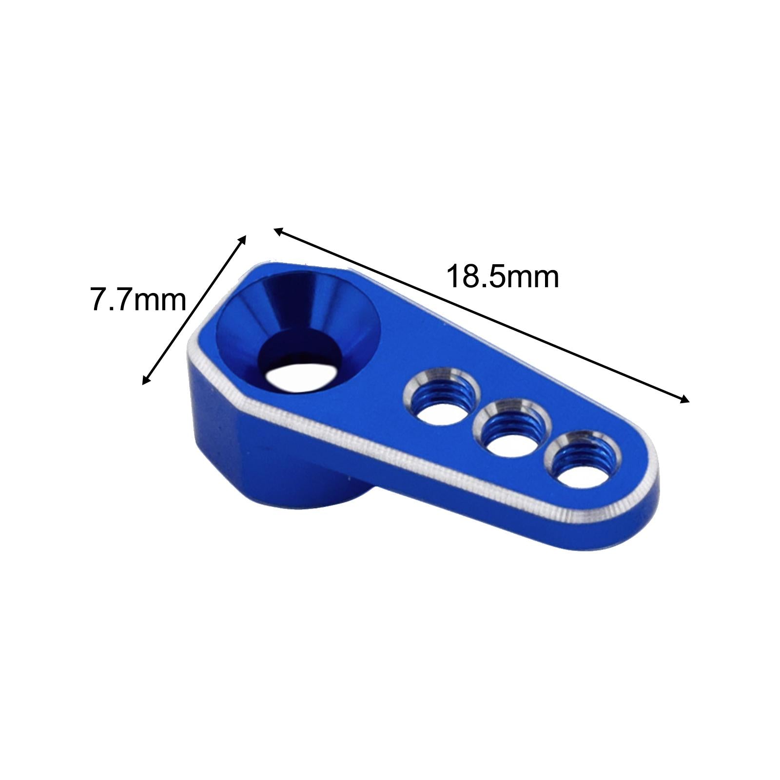 2xM3 25T Aluminum Metal Servo Horns Steering Arm Server Rocker for 2065T Trucks Dark Blue