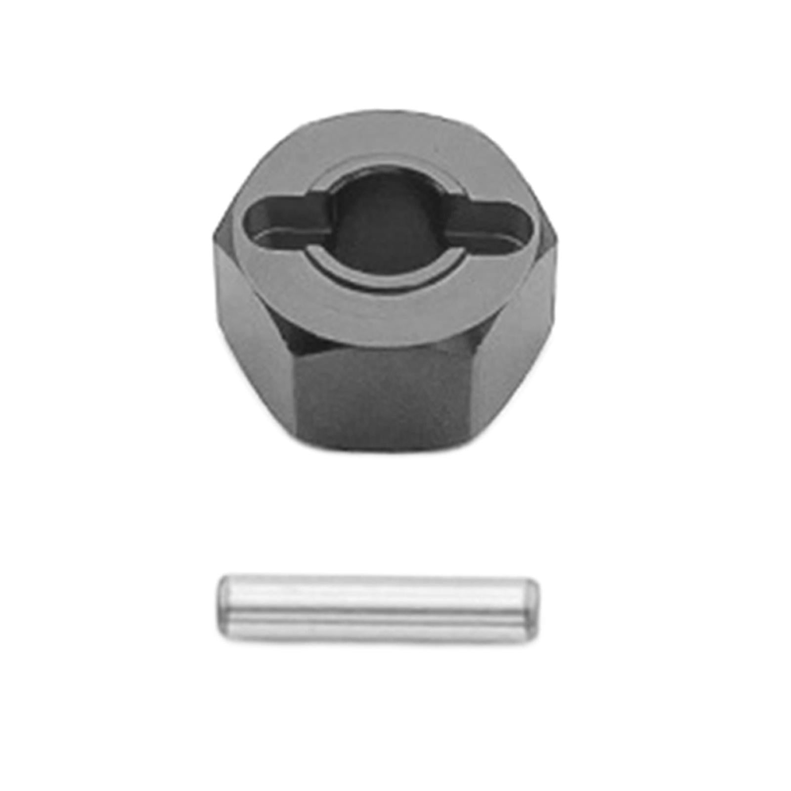 3x4x 1:16 Scale RC Car Hex Wheel Hubs 12mm Replace Parts for 16207 16208 16210 Titanium
