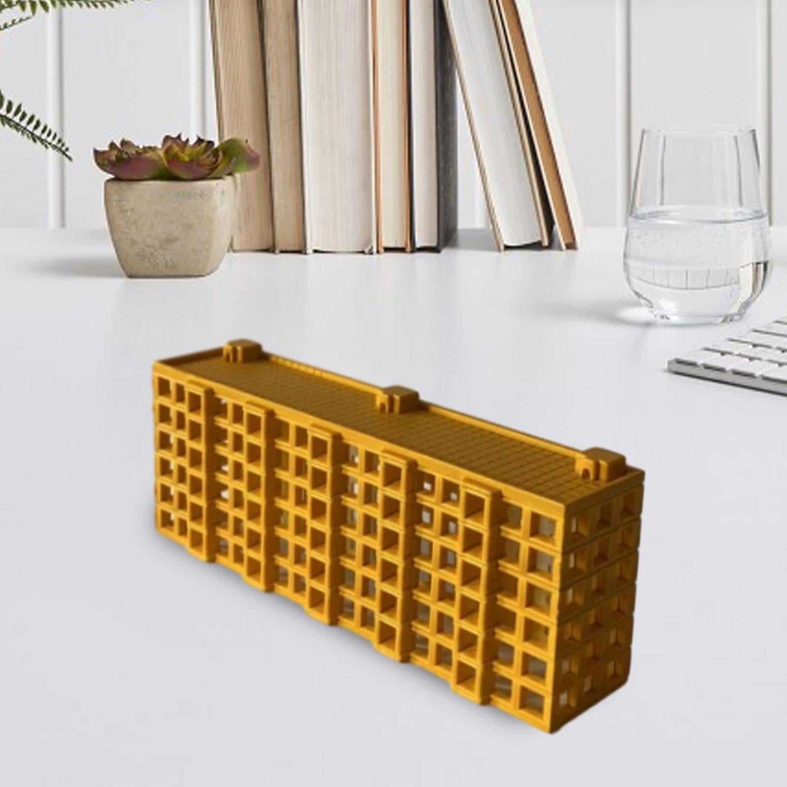 2xRailroad Architecture Layout 1/500 Construction Building Landscape Materials Style C