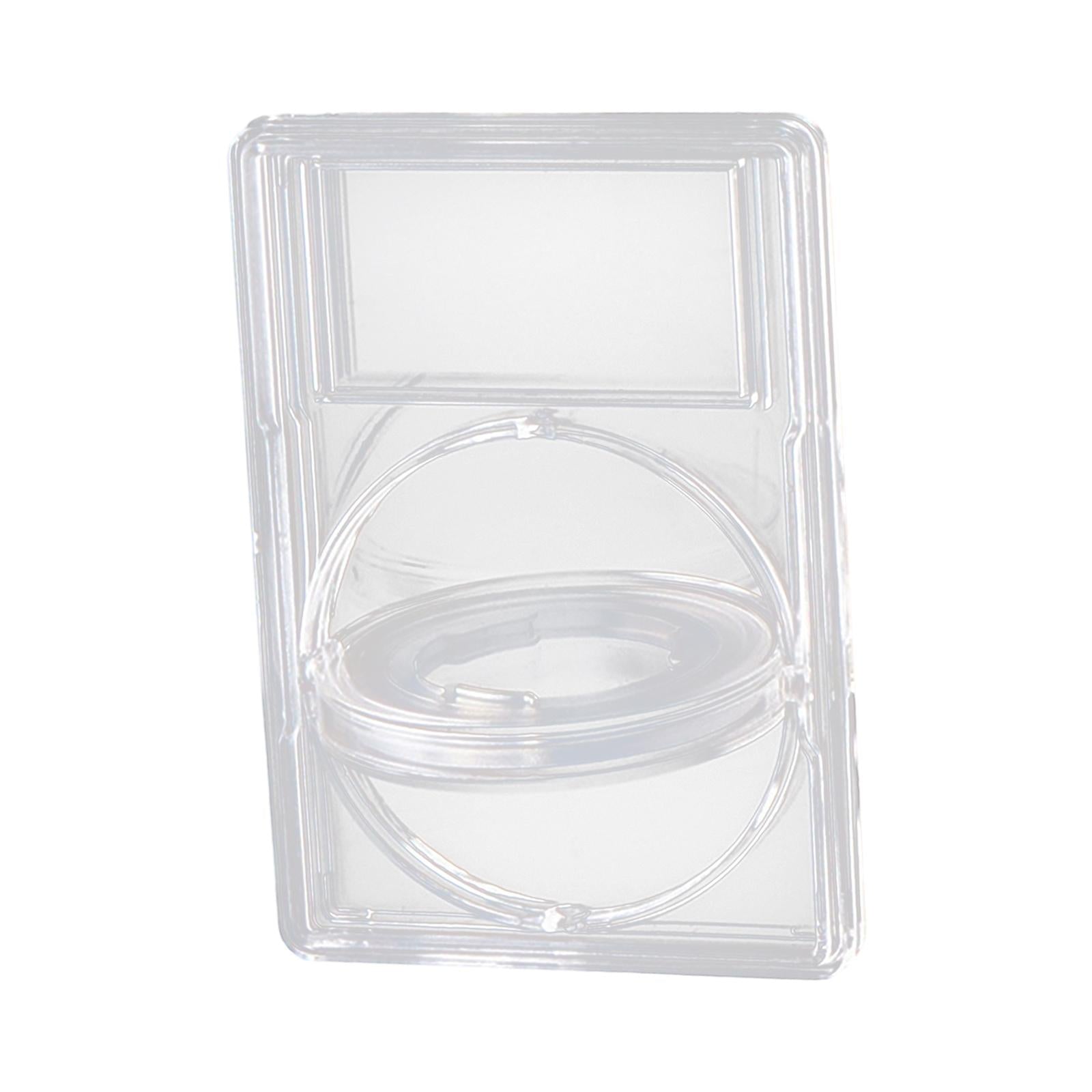 3xCoin Capsules Clear Coin Storage Case for Collectors Collecting Coin Display